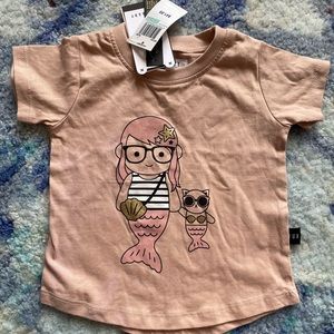 Huxbaby mermaid cat shirt. NWT